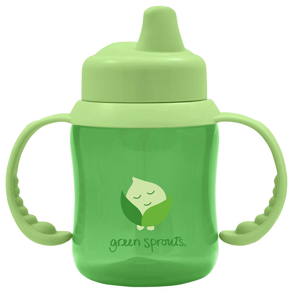 رضاعة الأطفال لون أخضر Green Sprouts - Non Spill Sippy Cup
