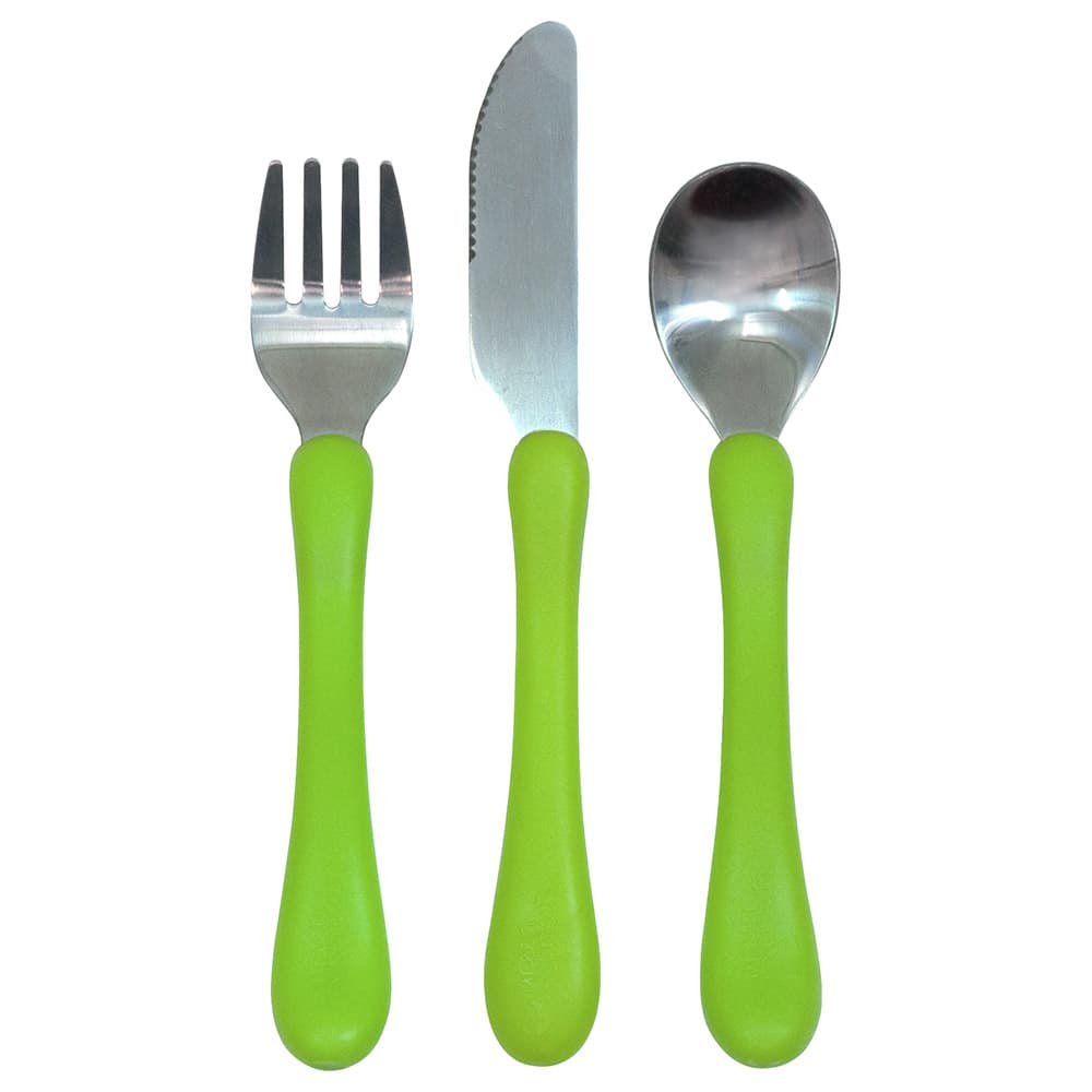 مجموعة طعام شوكة و ملعقة و سكين للأطفال Green Sprouts - Learning Cutlery Set