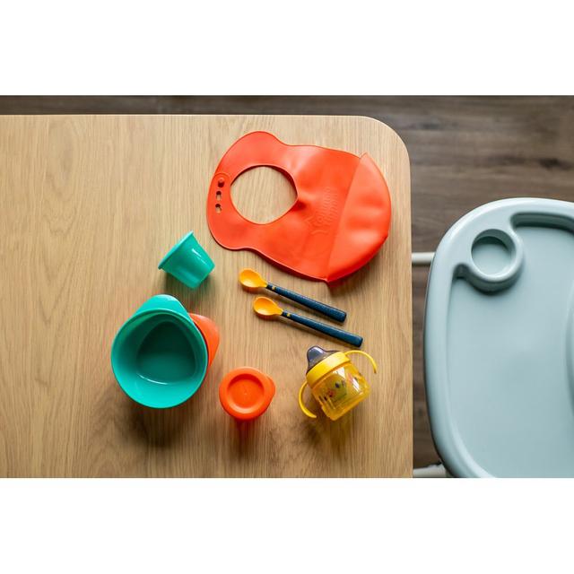 محضرة طعام الأطفال بالبخار مع مطحنة و مجموعة ادوات مائدة للأطفال Tommee Tippee Quick Cook Baby Food Blender w/ Weaning Kit - SW1hZ2U6NjY1MTAx