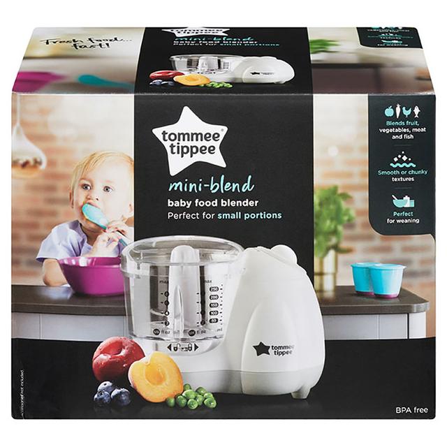 Tommee Tippee Quick Cook Baby Food Steamer Blender + Baby Food Blender + Pop Ups Freezer Pots & Tray x 4 - SW1hZ2U6NjY1NTM2
