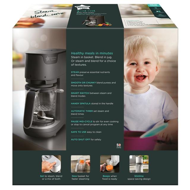 Tommee Tippee - Baby Food Steamer Blender & Weaning Kit - SW1hZ2U6NjY1NTYx
