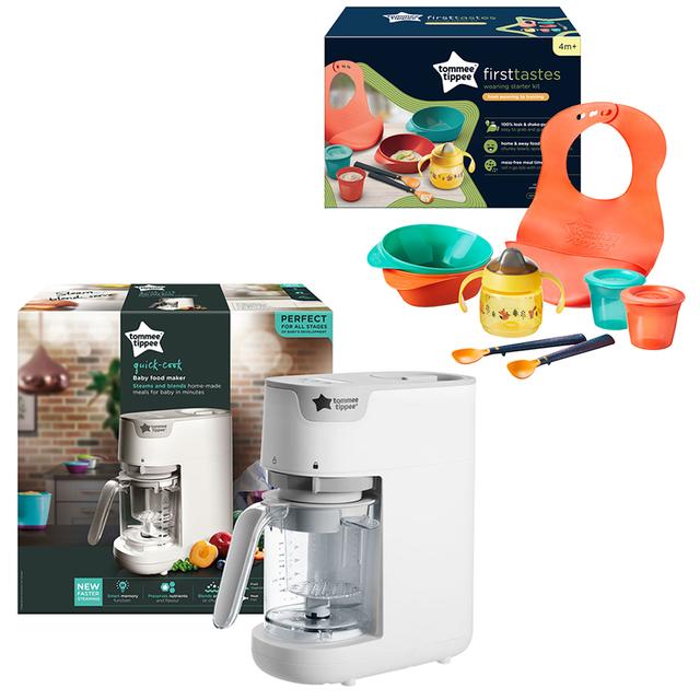 Tommee Tippee - Baby Food Steamer Blender w/ Weaning Kit - SW1hZ2U6NjY1NTcy