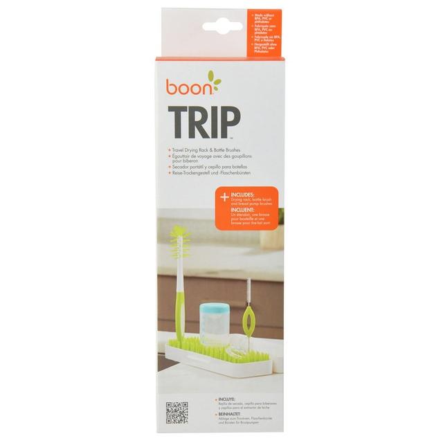 Tomy Boon Boon - Trip Travel Drying Rack & Bottle Brushes - SW1hZ2U6NjQzMzEx