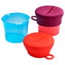 Tomy Boon Boon - Snack Containers w/ Lids & Straw Bottle 10oz - Pink - SW1hZ2U6NjY0NTQ2