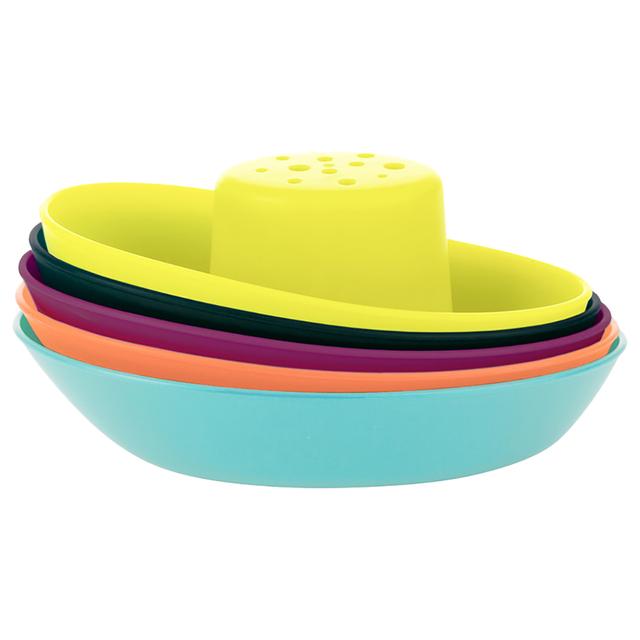 Tomy Boon Boon - Fleet Stacking Boats & Jellies Suction Cup Bath Toy - SW1hZ2U6NjY0NTk0