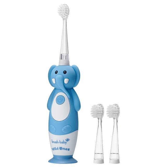 فرشاة أسنان كهربائية للأطفال قابلة للشحن – فيل  Brush Baby - New Wildone Elephant Rechargeable Toothbrush - SW1hZ2U6NjY1MDAz