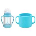Green Sprouts - Sip & Straw Cup & Learning Cup - Aqua - SW1hZ2U6NjY2MTY4
