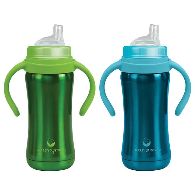 Green Sprouts - Sippy Cup 6oz - Pack of 2 - Blue/Green - SW1hZ2U6NjY2MTg3