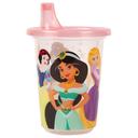 صحن بلاستيك مقسم مع كوب شرب للأطفال حزمة 4في1 Princess Take & Toss Sippy Cup & Two Sided Plate  - The First Years - SW1hZ2U6NjY3NzMw