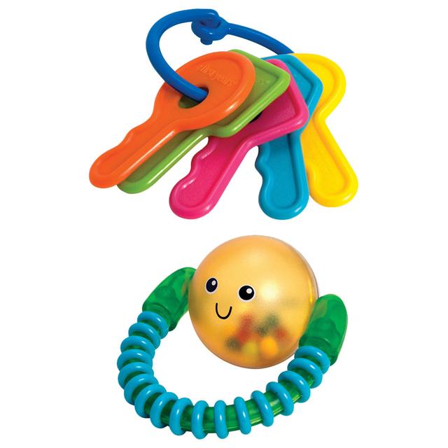 ألعاب الأطفال الرضع First Keys Toy & Spin And Smile Rattle - The First Years - SW1hZ2U6NjY3ODIx