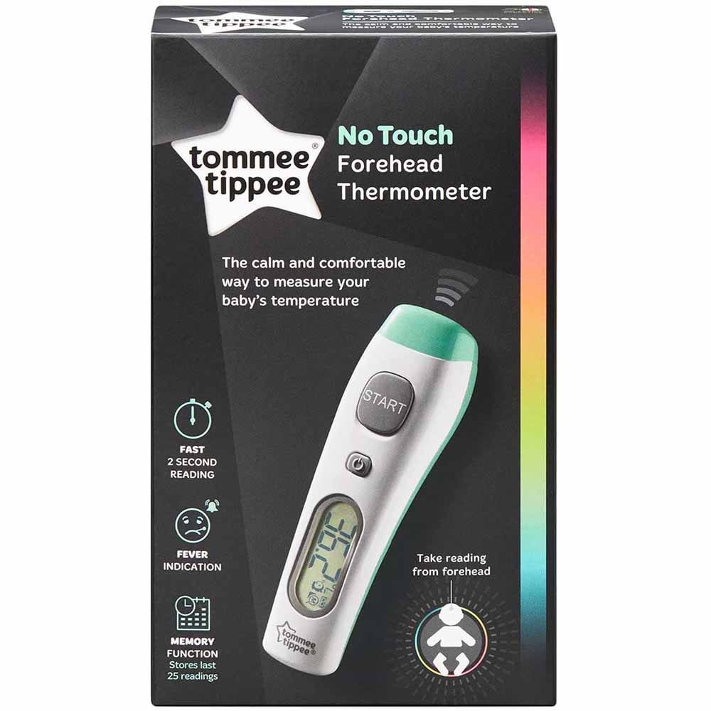 مقياس درجة الحرارة الرقمي للجبهة للأطفال بدون لمس تومي تيبي Tommee Tippee No Touch Forehead Thermometer