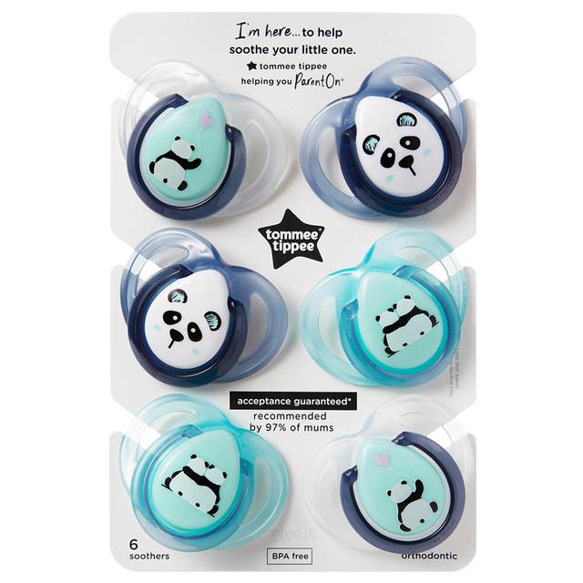 Tommee Tippee Anytime Soother Pack of 6 - SW1hZ2U6NjQ0Mzk1