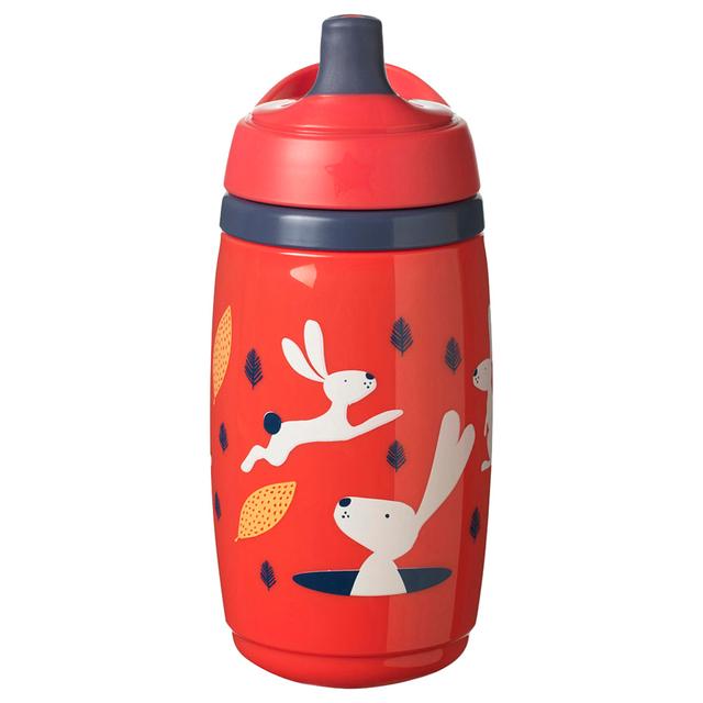 مطارة ماء للأطفال 266ml أحمر Superstar Insulated Sportee Bottle - Tommee Tippee - SW1hZ2U6NjY4NjY2