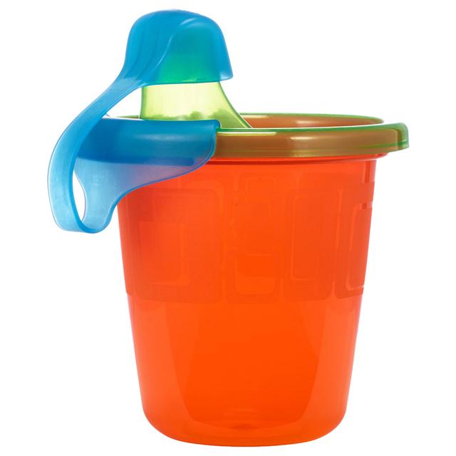طقم أدوات مائدة للأطفال حزمة 18في1 Take & Toss Sippy Cups & Infant Spoons - The First Years - SW1hZ2U6NjY3NzY0