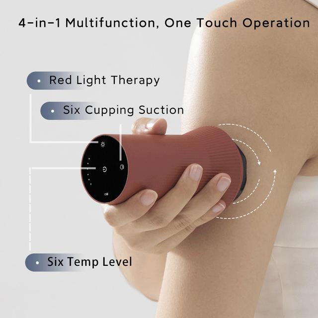 جهاز الحجامة الذكي والتدليك الكهربائي (الجواشا) Zdeer Intelligent Cupping Scraping Massager - SW1hZ2U6NjI1NjA3
