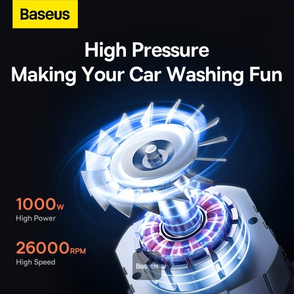مضخة غسيل سيارات محمولة بيسوس Baseus F0 Exclusive Car Pressure Washer