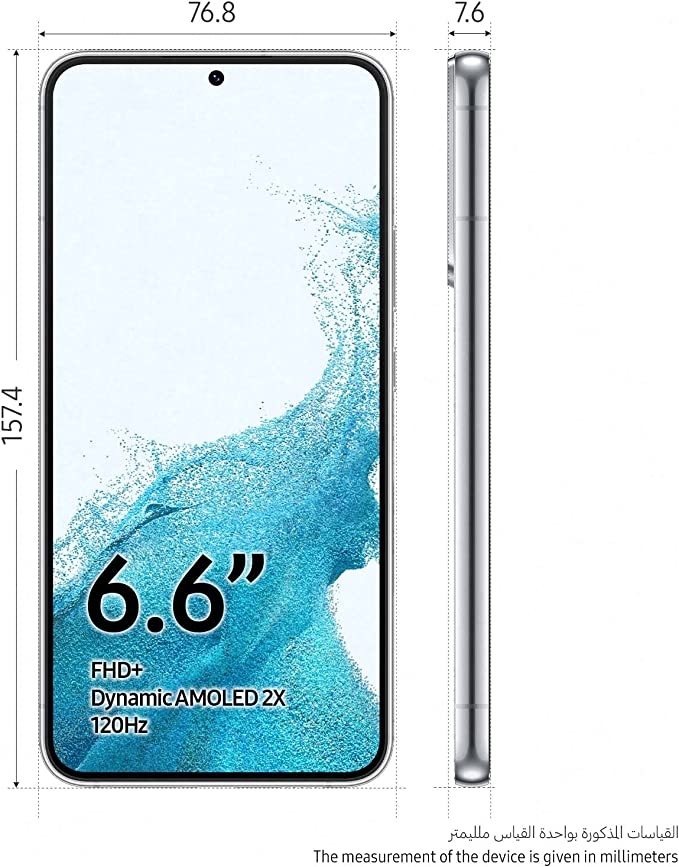 موبايل جوال سامسونج اس 22 بلس Samsung S22 Plus Smartphone رامات 8 جيجا – 256 جيجا تخزين (النسخة العالمية)