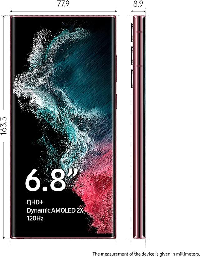 موبايل جوال Samsung S22 ultra 5G Smartphone رامات 12 جيجا – 256 جيجا تخزين (النسخة العالمية) - SW1hZ2U6Njg2NDQz