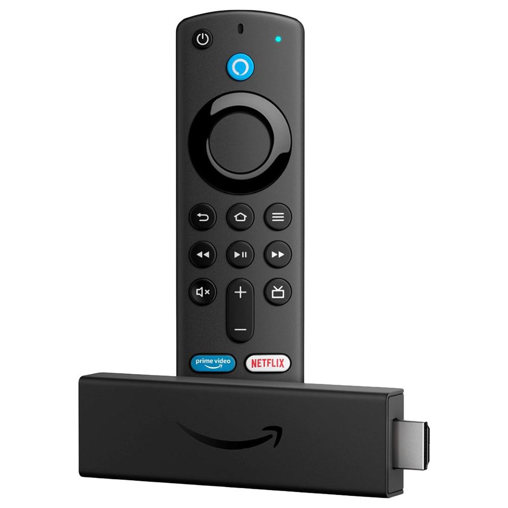 رسيفر امازون 4 K أسود Amazon Fire Tv Stick 4K W/ Alexa Voice Remote