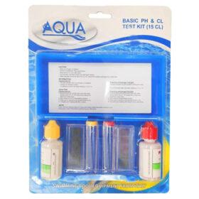سائل كشف درجة الحموضة و مستوى الكلور للمسابح Aqua Test Kit Liquid pH & C.L
