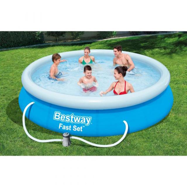 Bestway - Fast Pool Set 396x76cm - Blue - SW1hZ2U6Njg5OTI2