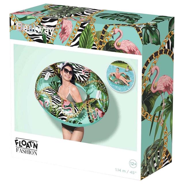 عوامة سباحة 114 سم من بيست واي  Bestway - Floral Fantasy Swim Ring - SW1hZ2U6NjkzMDky
