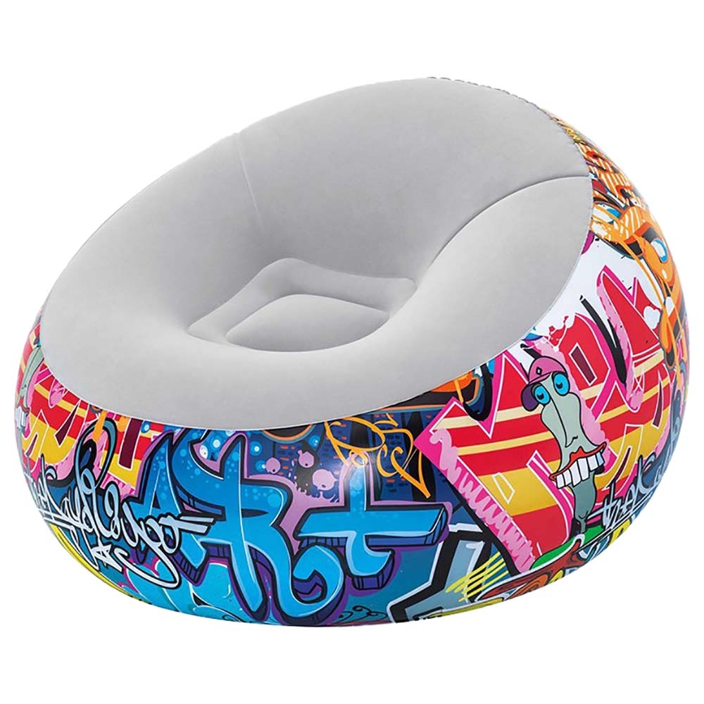كرسي هوائي ( كرسي هواء قابل للنفخ )  Bestway - Graffiti Inflate-A-Chair