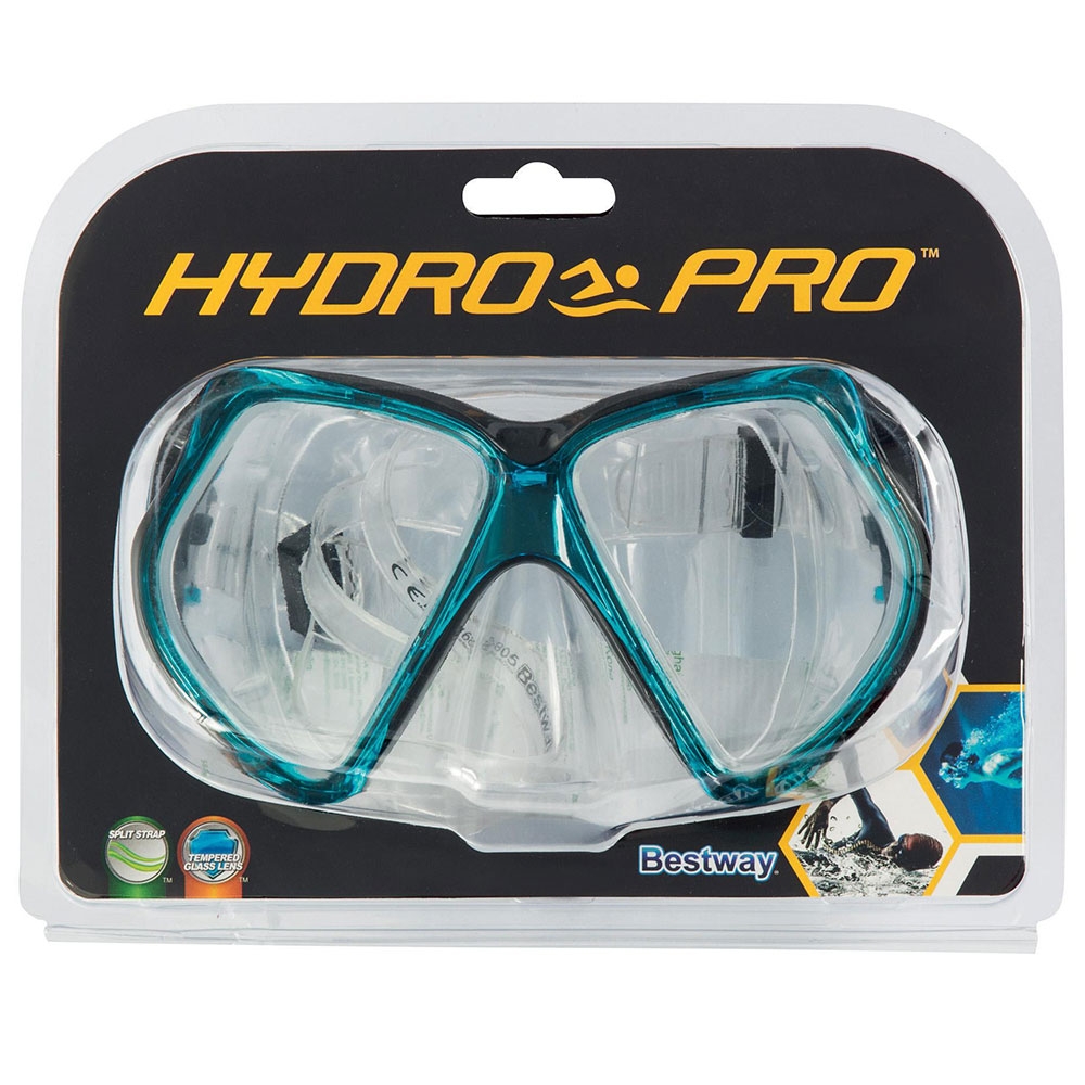 نظارات سباحة (نضارات سباحة) من بيست واي – أزرق Bestway Hydropro Adult Omniview Divemask