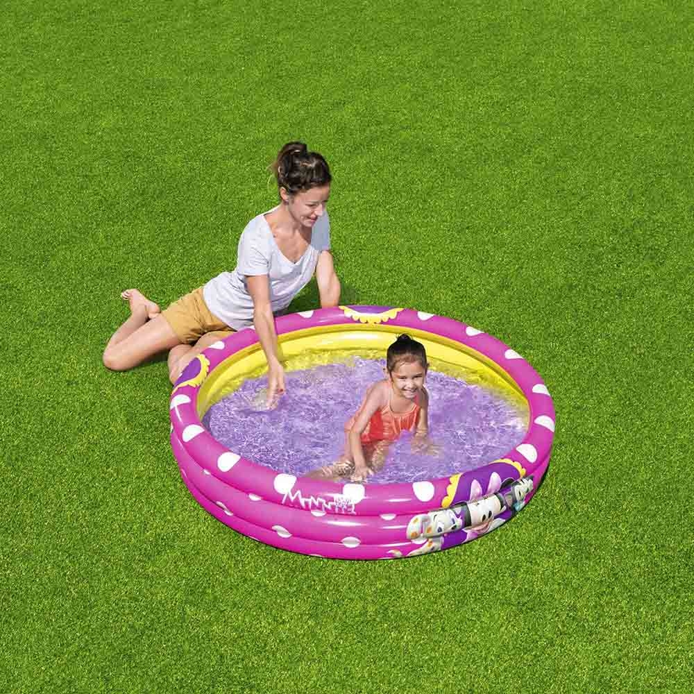 حوض سباحة (مسبح) 140 لتر للأطفال من بيست واي  Bestway - Minnie 3-Ring Pool 122x25cm