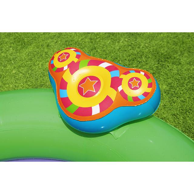 مسبح ونطاطة للأطفال قابل للنفخ مع زحليقة بيست واي Bestway Playcenter Sing N Splash 295x190x137cm - SW1hZ2U6NjkxMTAz