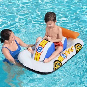 عوامة سباحة على شكل سيارة سباق للأطفال من عمر 3 سنوات أو أكبر من بيست واي  Bestway Sports Car Rider 110 x 75 cm