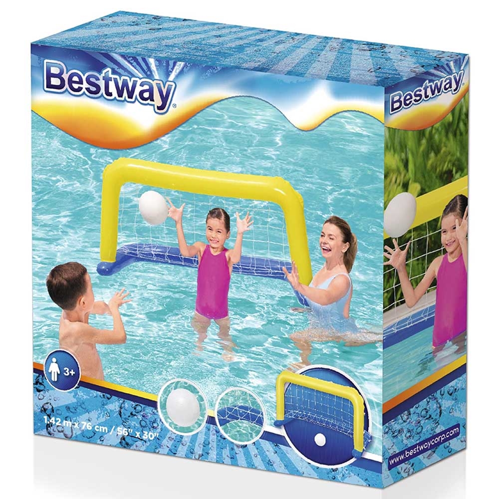 مرمى كرة اليد المائية (جول مسبح+كرة يد) من بيست واي  Bestway Water Polo Game Set 142x76cm