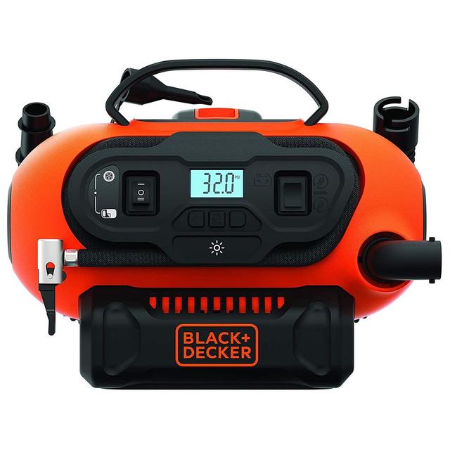 BLACK&amp;DECKER Black+Decker Multi-Purpose Air Compressor Inflator - Orange - SW1hZ2U6Njk1MzU1