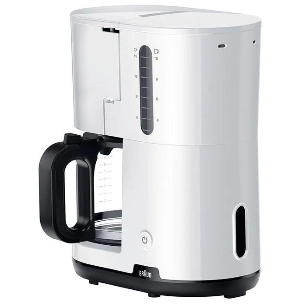 ماكينة قهوة مقطرة براون 1000W بسعة 15 كوب Braun Breakfast 1 series Coffee Maker