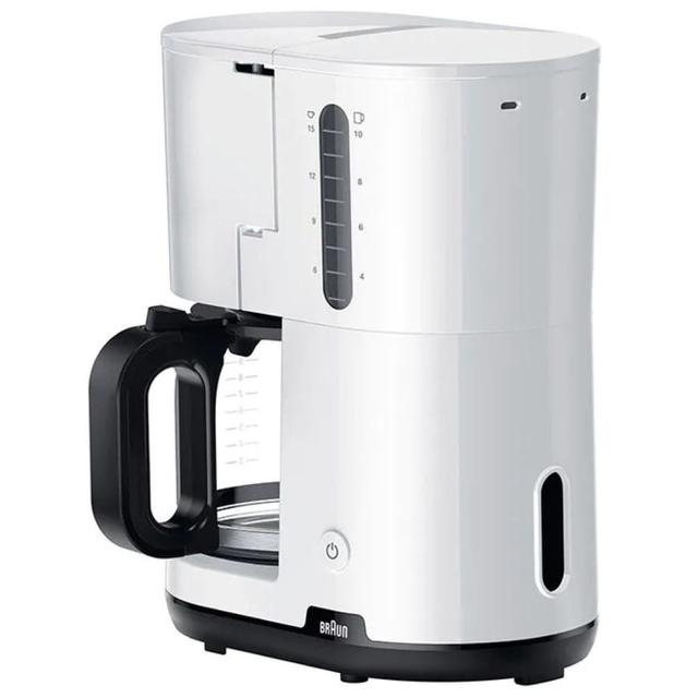 ماكينة قهوة مقطرة براون 1000W بسعة 15 كوب Braun Breakfast 1 series Coffee Maker - SW1hZ2U6Njk2MDQ3