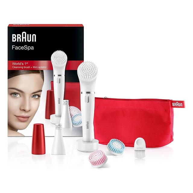 Braun - Face 852 Facial Epilator & Facial Cleansing Brush - SW1hZ2U6Njk1NzM2
