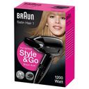 مجفف شعر براون 1200W قابل للطي Braun Satin Hair 3 Style&Go Travel Dryer Hd130 - SW1hZ2U6Njk1ODI3