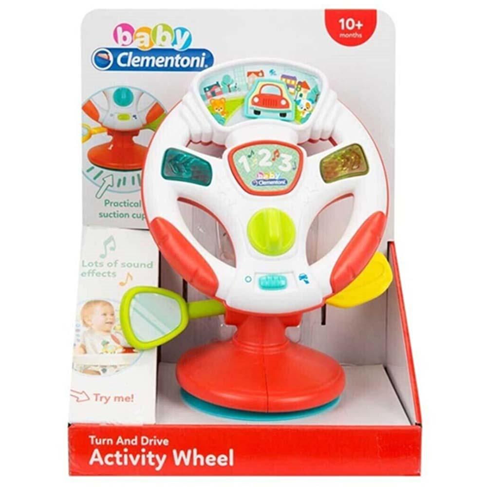 لعبة عجلة قيادة للأطفال كلمنتوني Clementoni Baby Activity Steering Wheel - cG9zdDo2OTI4Nzg=