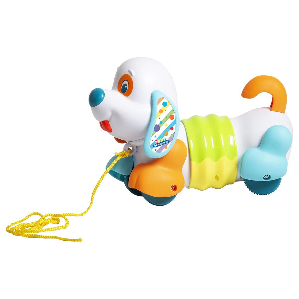 لعبة جرو صغير متحرك للأطفال كلمنتوني Clementoni Baby Pull Along Dog