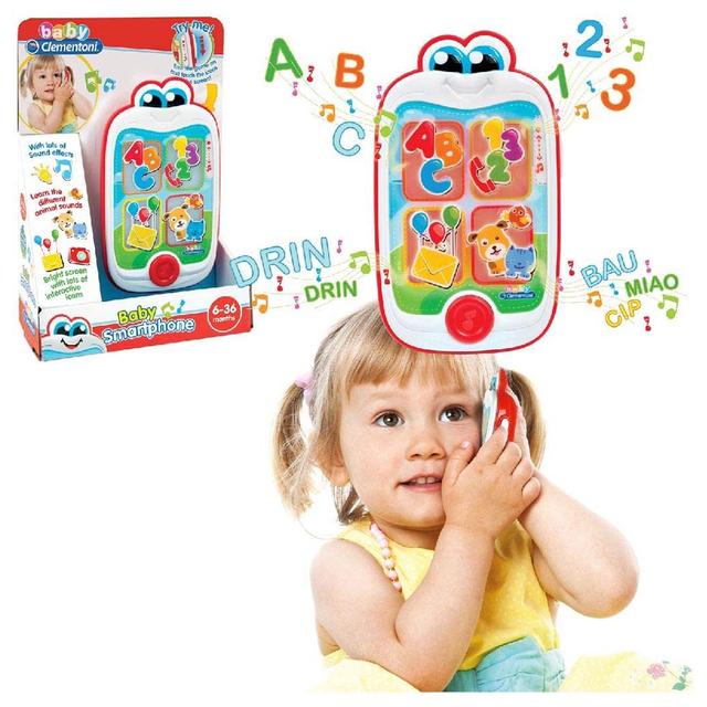 لعبة موبايل أطفال كلمنتوني Clementoni Baby Smartphone Battery Operated - SW1hZ2U6NjkzMTcz