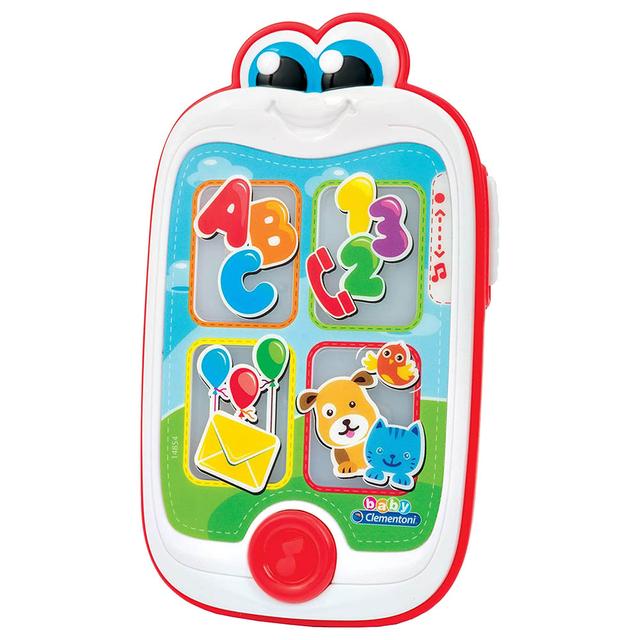 لعبة موبايل أطفال كلمنتوني Clementoni Baby Smartphone Battery Operated - SW1hZ2U6NjkzMTY3