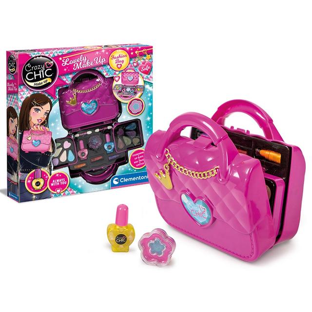 لعبة حقيبة ميك آب للأطفال كلمنتوني Clementoni Crazy Chic Fashion Make Up Bag - SW1hZ2U6NjkyOTE1