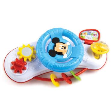 لعبة عجلة قيادة ميكي للأطفال كلمنتوني Clementoni Disney Baby Mickey Activity Wheel