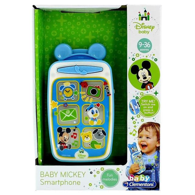 جوال لعبة للاطفال ميكي كلمنتوني Clementoni Disney Baby Mickey Smart Phone - SW1hZ2U6NjkyNTQx