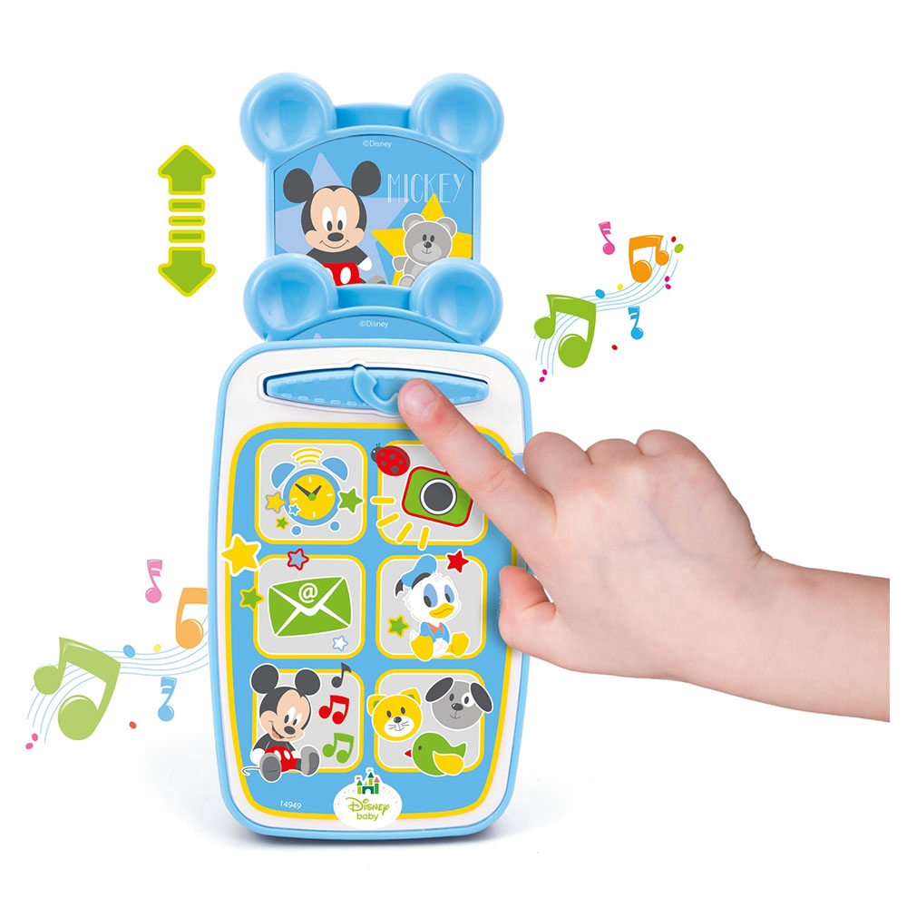 لعبة موبايل ميكي للأطفال كلمنتوني  Clementoni  Disney Baby Mickey smart phone