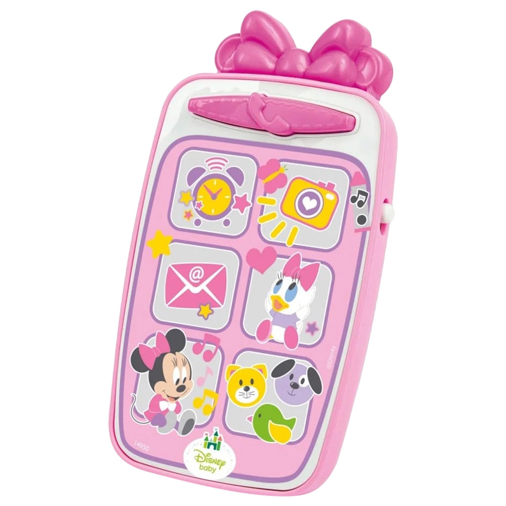 لعبة موبايل ميني للأطفال كلمنتوني  Clementoni  Disney Baby Minnie smart phone