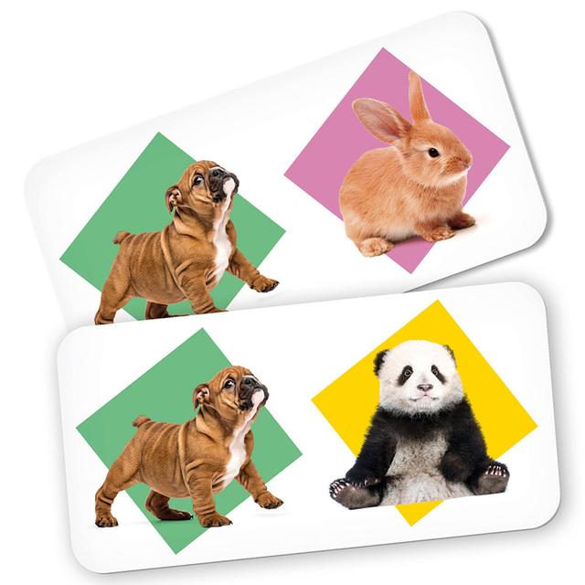 لعبة بطاقات دومينو صغار الحيوانات للأطفال كلمنتوني Clementoni  Domino Pocket Puppies - SW1hZ2U6NjkzNzgz