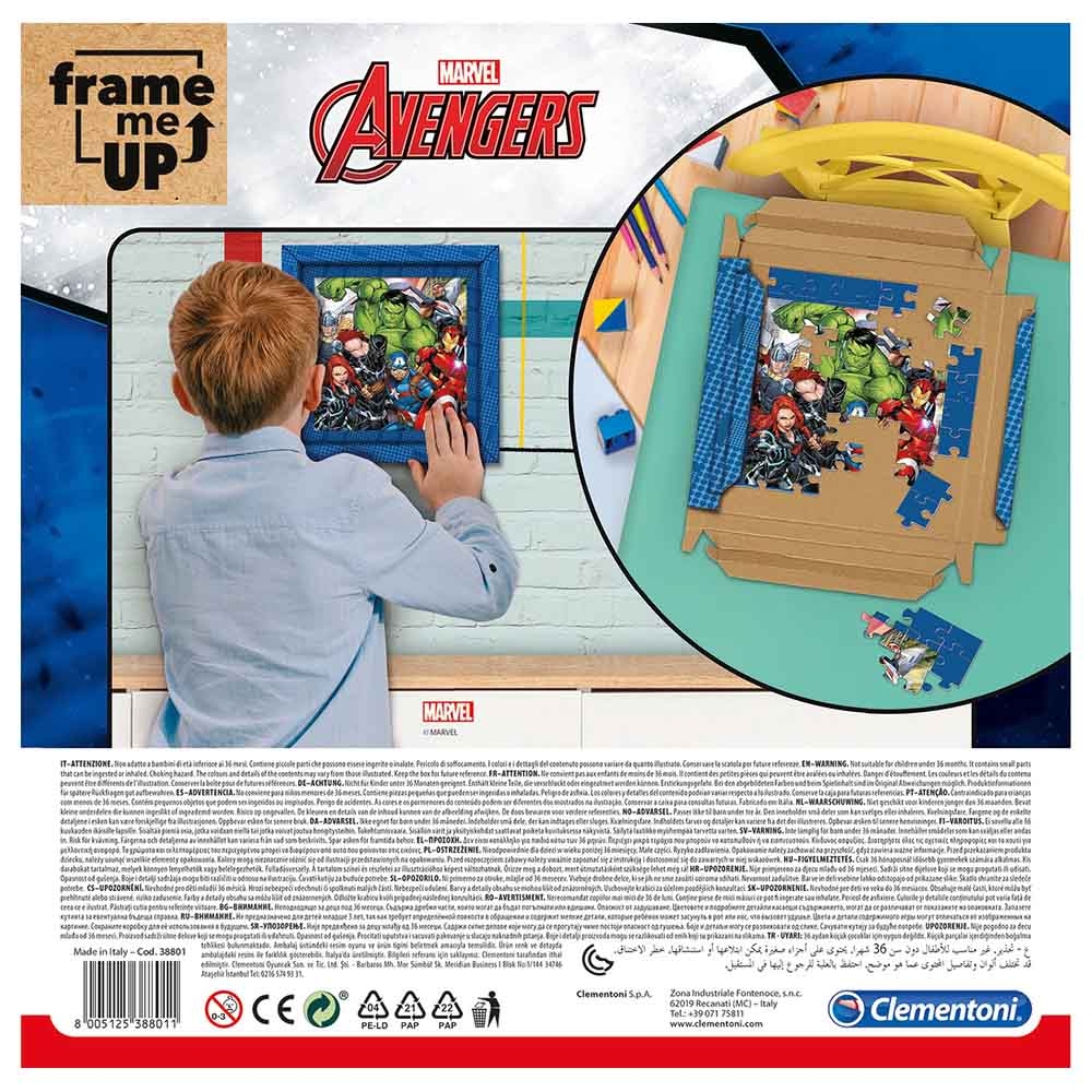 لعبة بزل تطبيقات للأطفال المنتقمون 60 قطعة كلمنتوني Clementoni  Frame Me Up Avengers Puzzle 60pcs