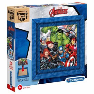 لعبة بزل تطبيقات للأطفال المنتقمون 60 قطعة كلمنتوني Clementoni  Frame Me Up Avengers Puzzle 60pcs