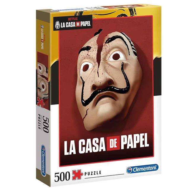 لعبة بزل تطبيقات للكبار لاكاسا دي بابيل 500 قطعة كلمنتوني Clementoni HQC La casa De Papel Puzzle  500pcs - SW1hZ2U6NjkyOTk4